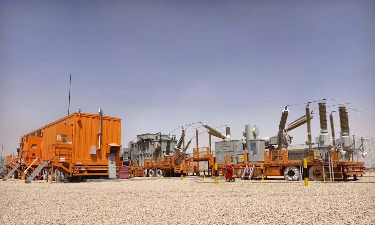 Prefabricated modular units of a substation project in Saudi Arabia Courtesy of Qingdao TGOOD Electric Co