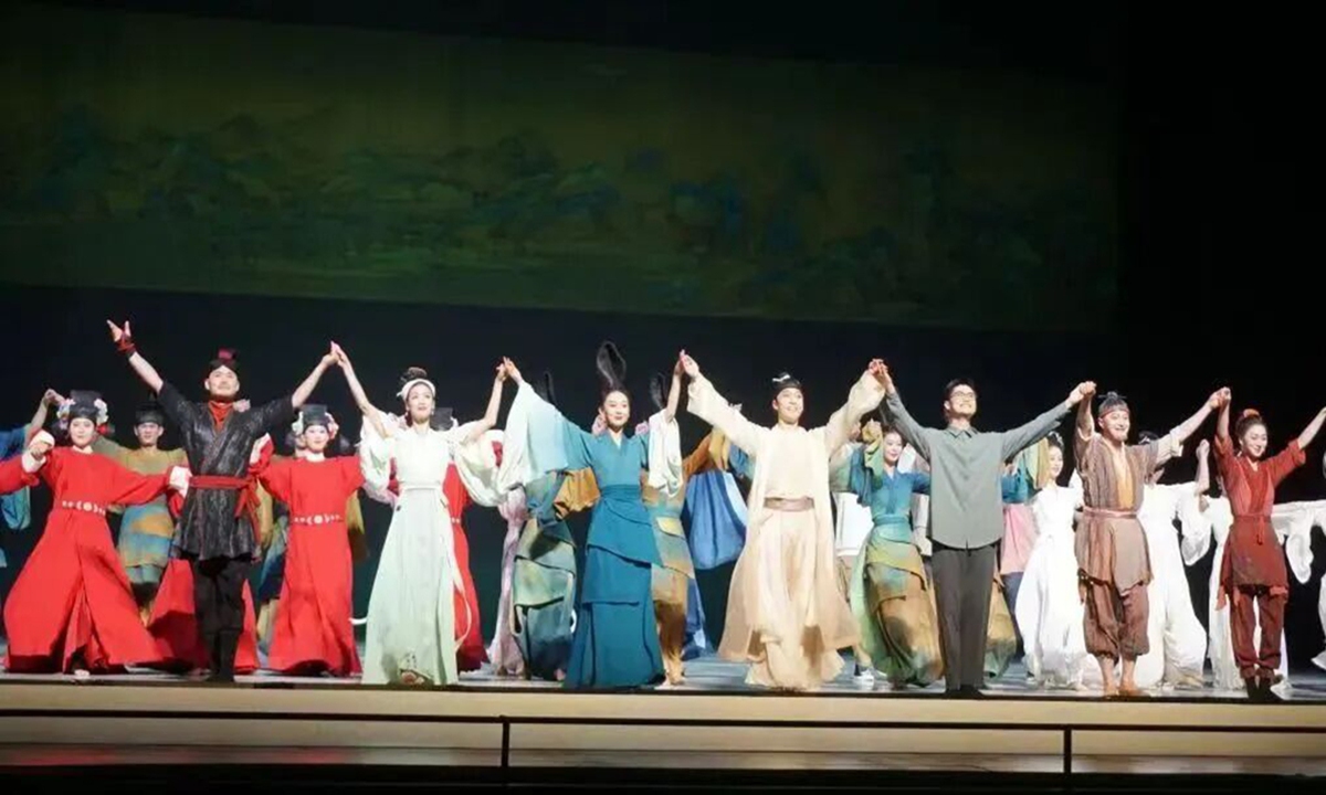 The dance drama Only This Green makes its Taiwan region debut on July 2. Photo: Xinhua
