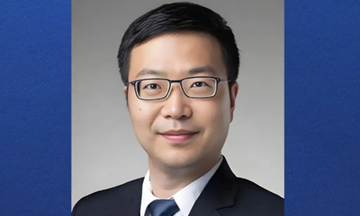 Chinese mathematician He Xuhua Photo: Screenshot from media reports