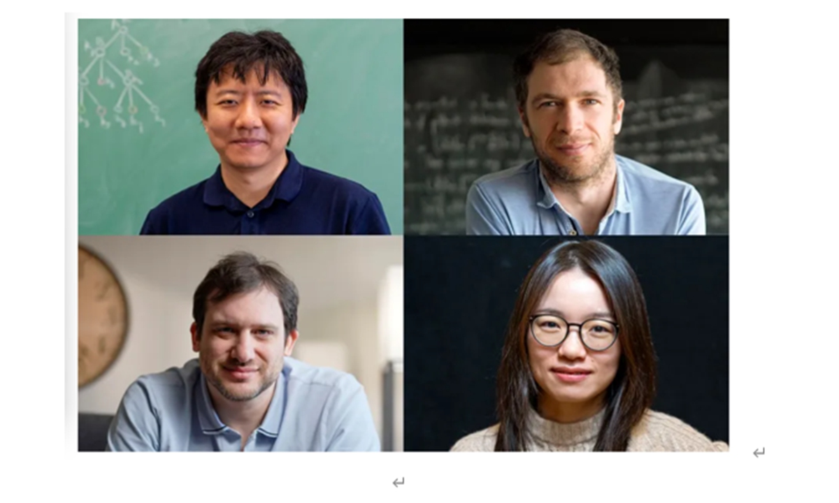 Deng Yu, John Pardon, Wang Hong and Jacob Tsimerman (from top left) Photo: Screenshot from media reports