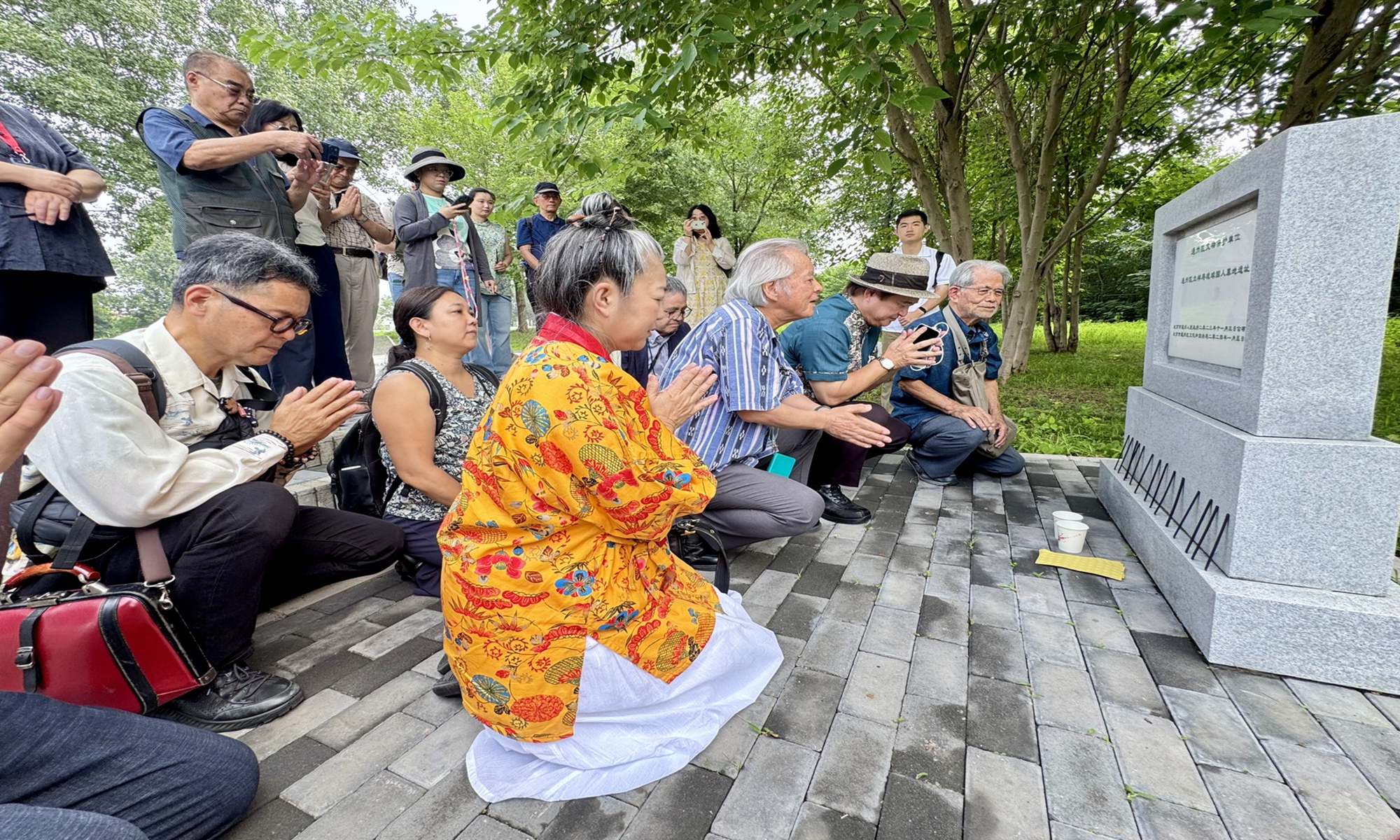 The Ryukyu Kingdom Cemetery Site, which is under restoration, welcomes a Ryukyuan group for the first time in Tongzhou, Beijing, on June 29, 2026. Photo: Xing Xiaojing/GT
