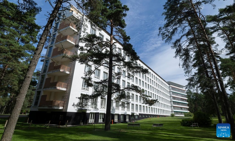 This photo taken on July 24, 2026 shows a view of Paimio Sanatorium, one of the Aalto Works, near Turku, Finland. The UNESCO World Heritage Committee has inscribed the Aalto Works, a collection of 13 modern architectural sites across Finland, on the World Heritage List, Finland's Ministry of Education and Culture said in a press release on Sunday.