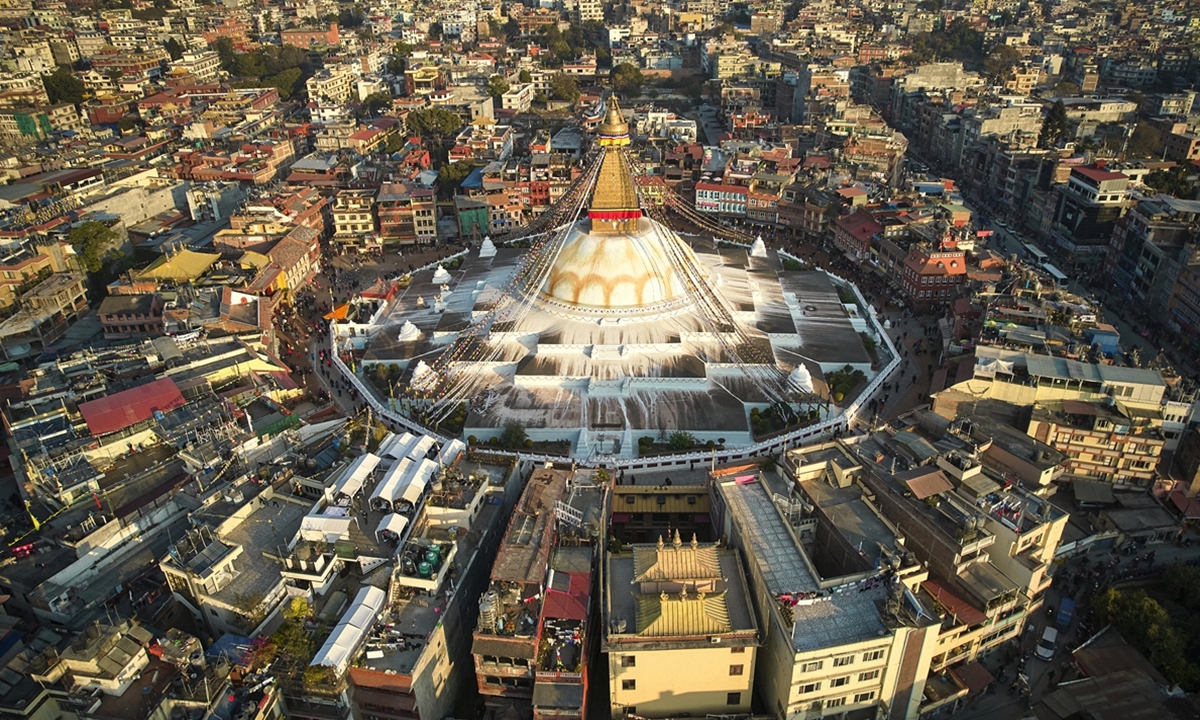 An aerial view of Kathmandu, Nepal Photo: VCG