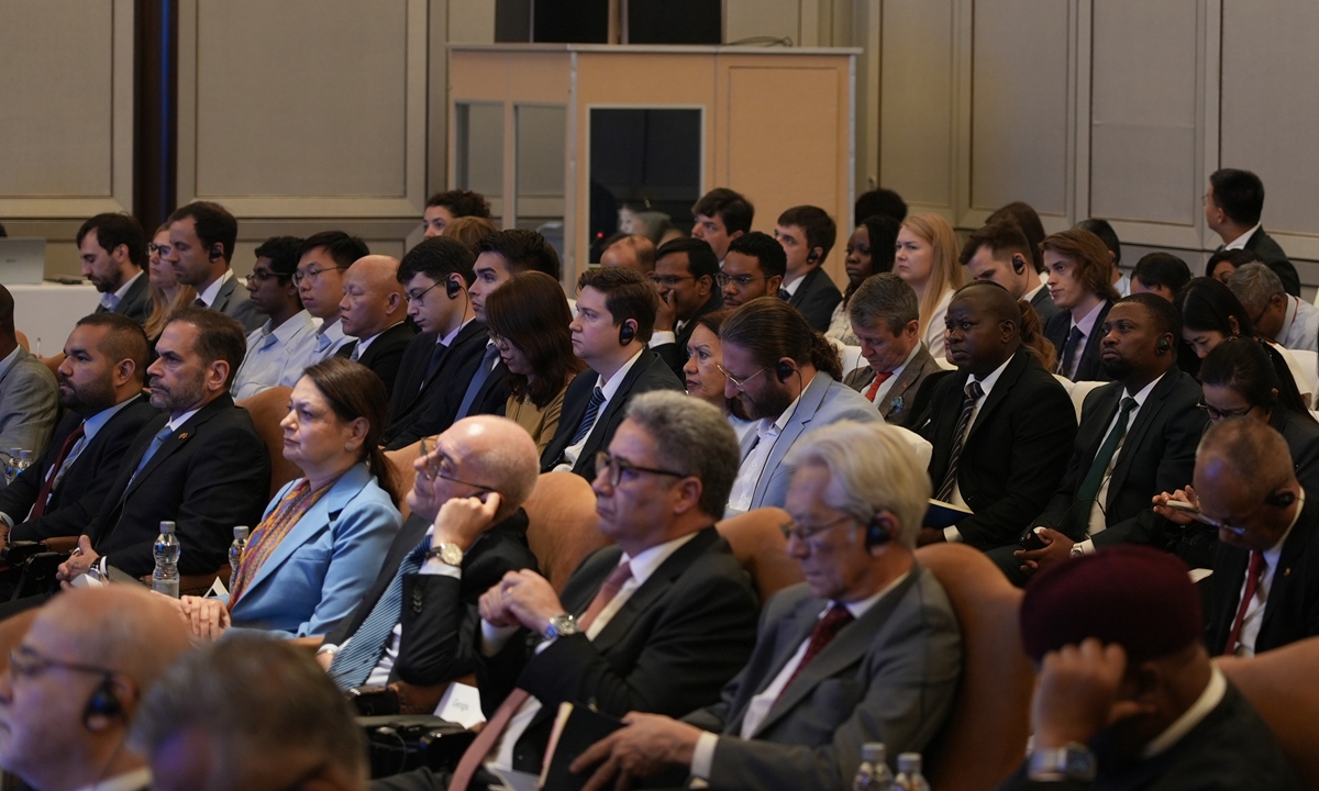 Participants at the launch event of the 2025/2026 edition of the CIIS (China Institute of International Studies) Blue Book on International Situation and China's Foreign Affairs in Beijing on July 29, 2026. Photo: Courtesy of CIIS