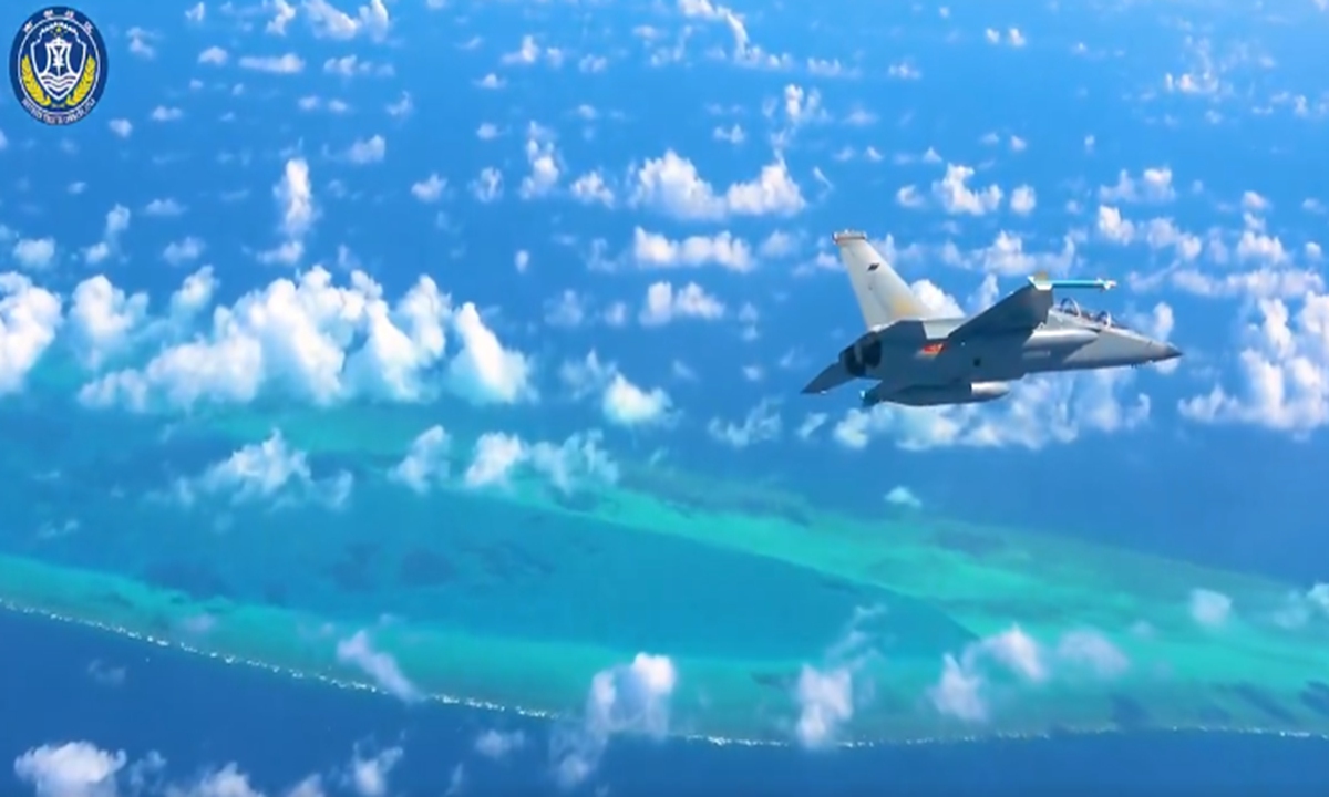 Screenshot of a video released by the Chinese People's Liberation Army (PLA) Southern Theater Command