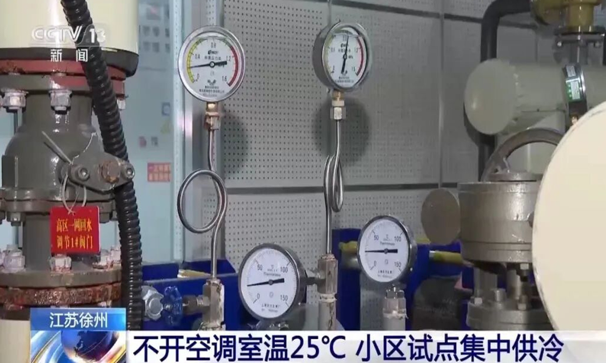 Screenshot of a CCTV News report