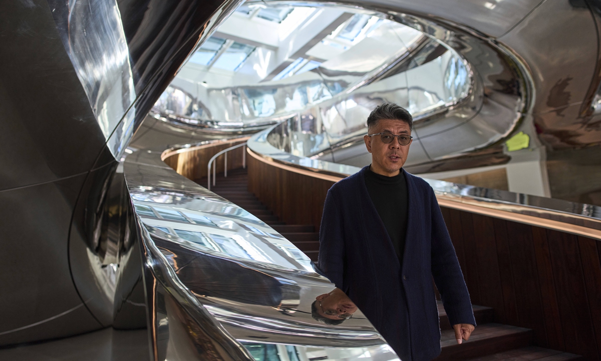 Architect Ma Yansong poses for a portrait at the Fenix Migration Museum in Rotterdam, Netherlands, on May 14, 2025. Photo: VCG