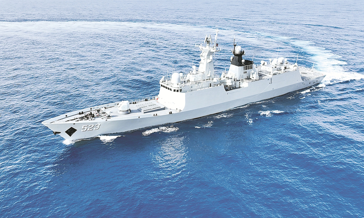 China's naval ship Honghe Photo: China's Ministry of National Defense