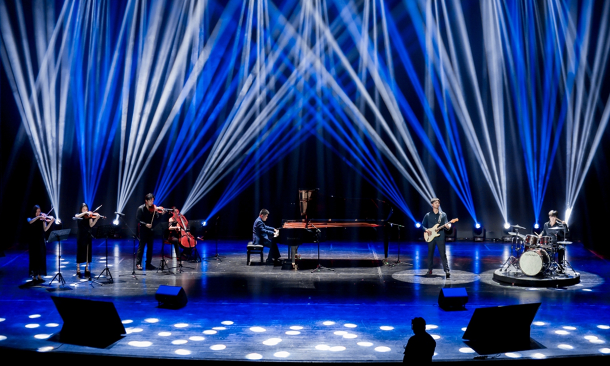 Hao Liu performs Croatian Rhapsody with the ensemble.