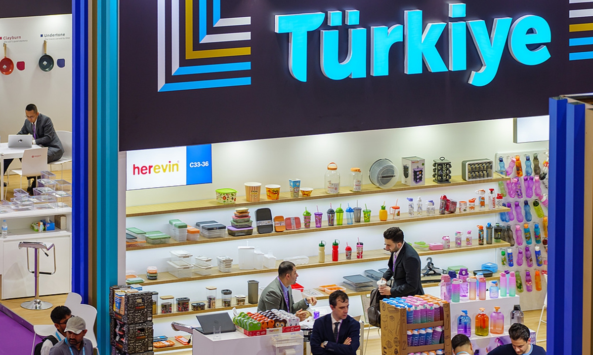 A Turkish pavilion at the second phase of the 139th Canton Fair in Guangzhou, South China's Guangdong Province, on April 24, 2026 Photo: VCG 