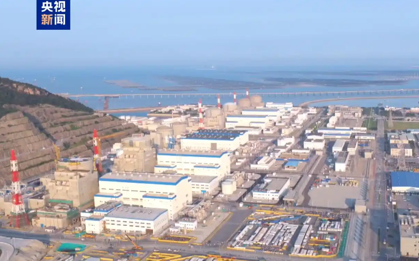 A view of the Tianwan Nuclear Power Plant in Lianyungang, East China's Jiangsu Province on Tuesday. Photo: CCTV