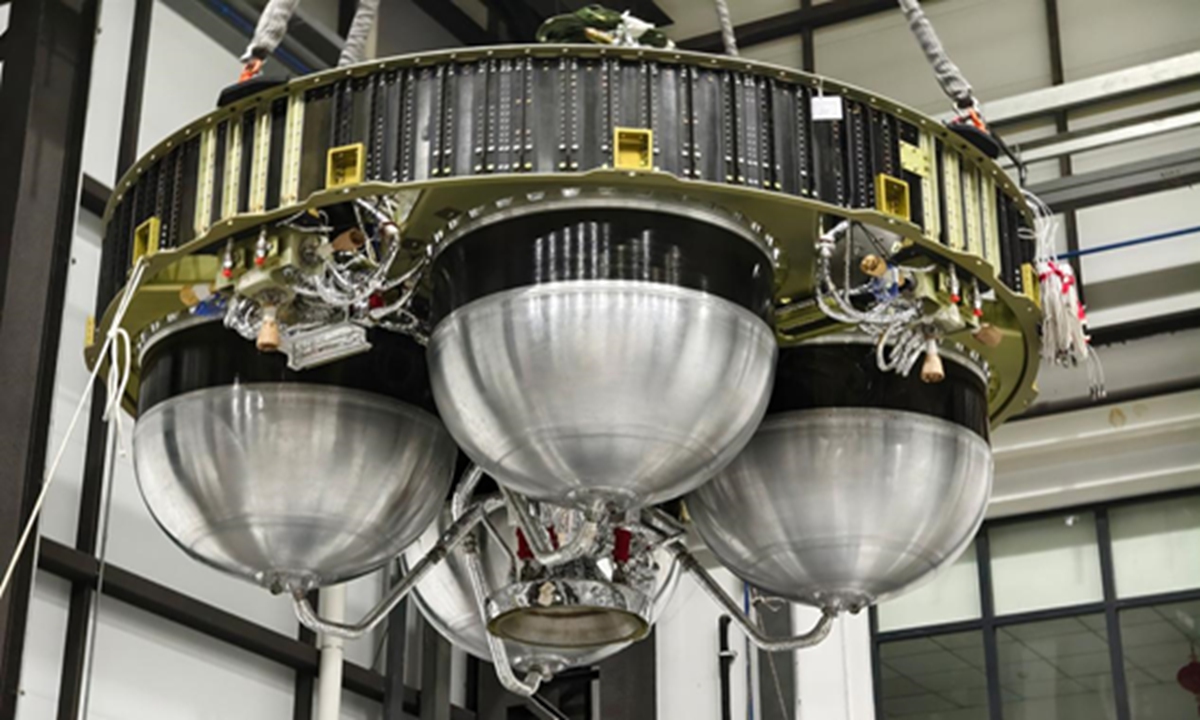 The Lixun-1 upper stage Photo: Courtesy of CAS Space