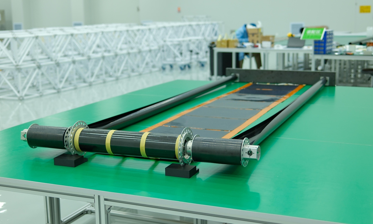 globaltimes.cn - China unveils rollable solar wings for satellites, ready for orbit testing