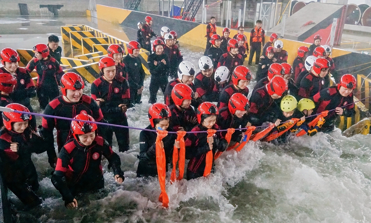 Photo: Courtesy of Lvxing Disaster Simulation Training Center