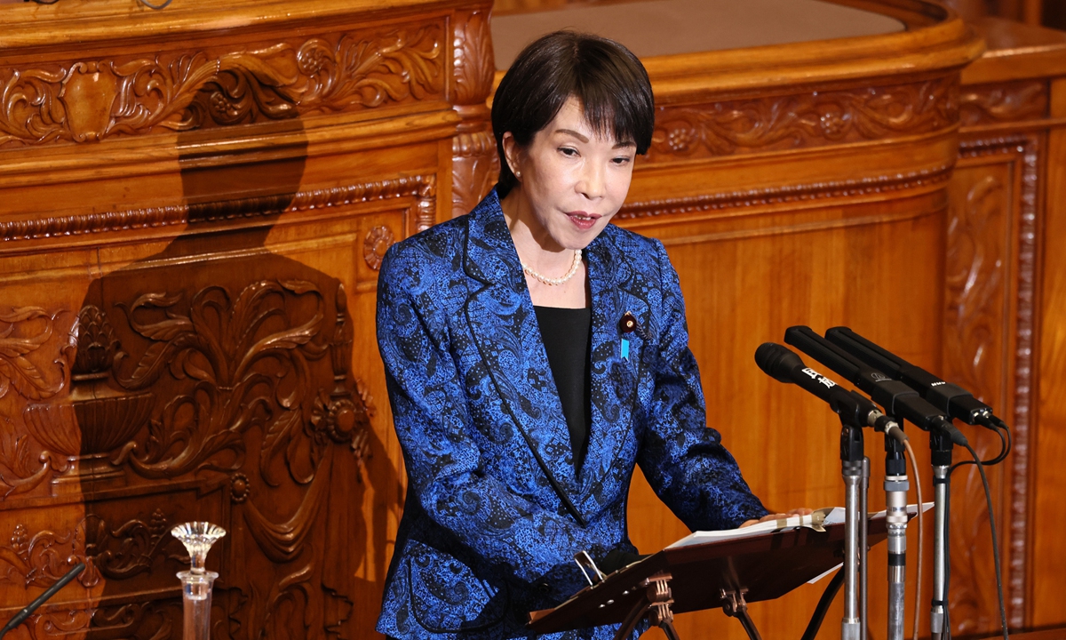 Japanese Prime Minister Sanae Takaichi. Photo: VCG