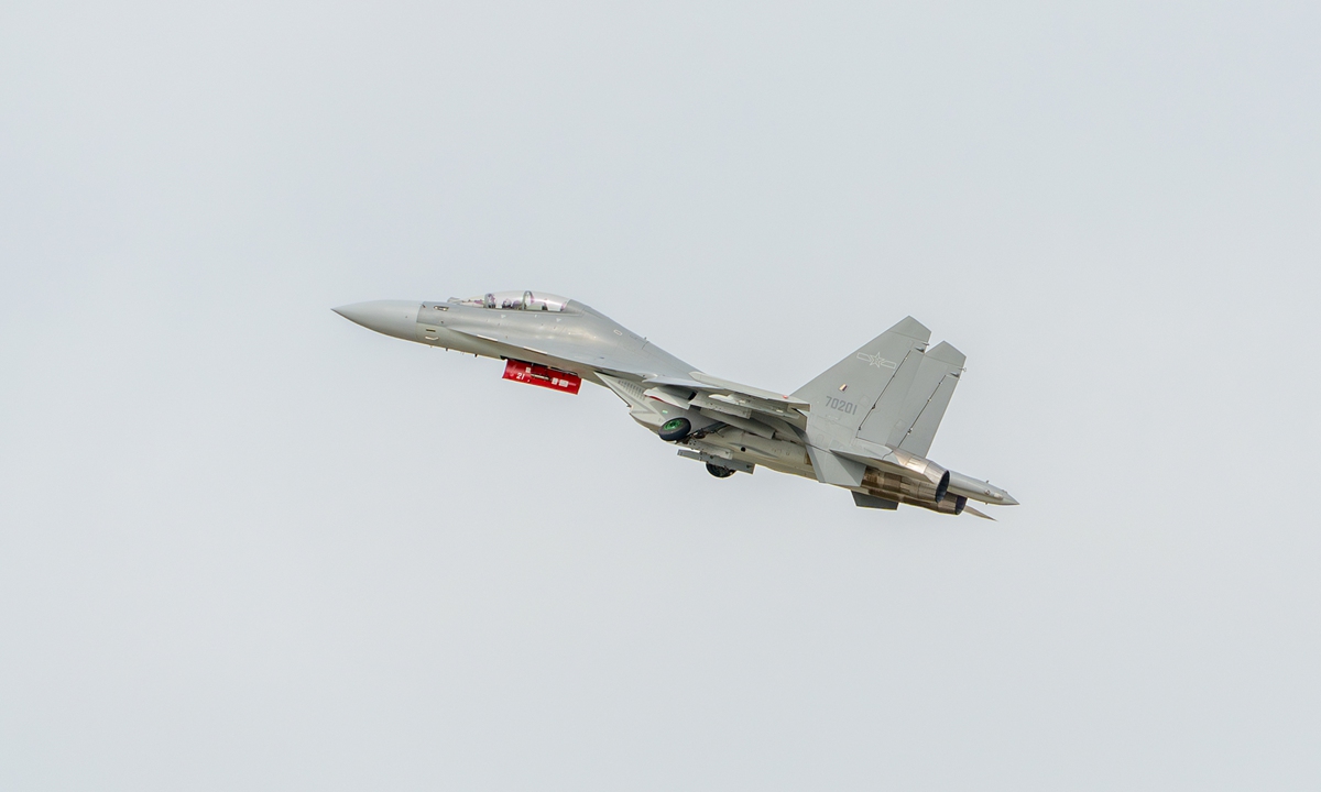 A Chinese J-16 fighter Photo: VCG