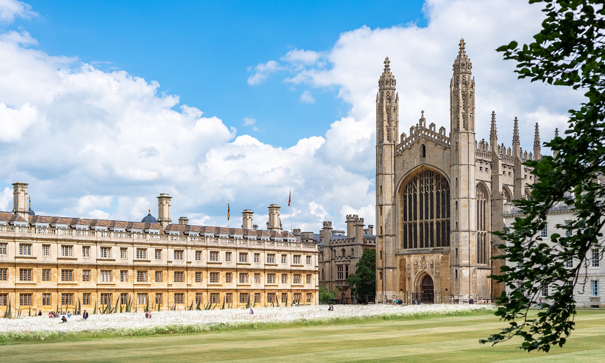 A view of the King's College, University of Cambridge  Photo: VCG 