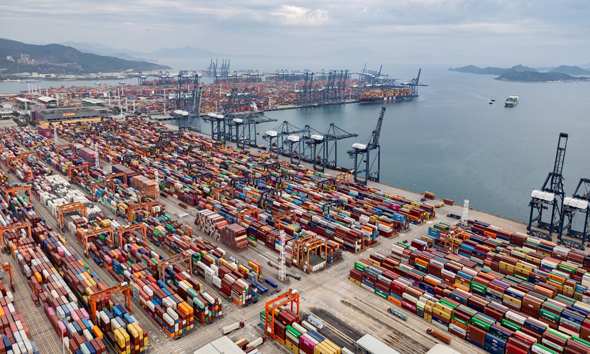 Shenzhen's Yantian Port. Photo: VCG