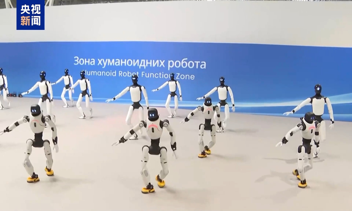 Serbia's first robot factory officially begins production, jointly built by China and Serbia. Photo: screenshot of China Media Group