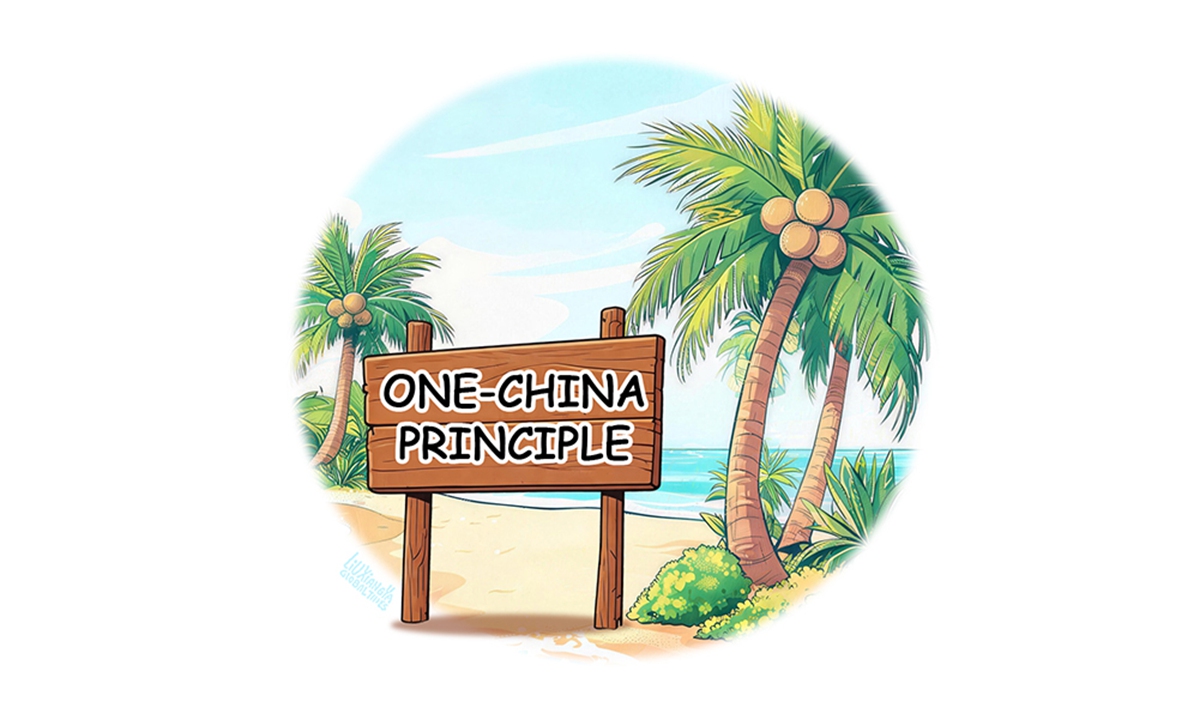 One-China principle. Illustration: Liu Xiangya/GT