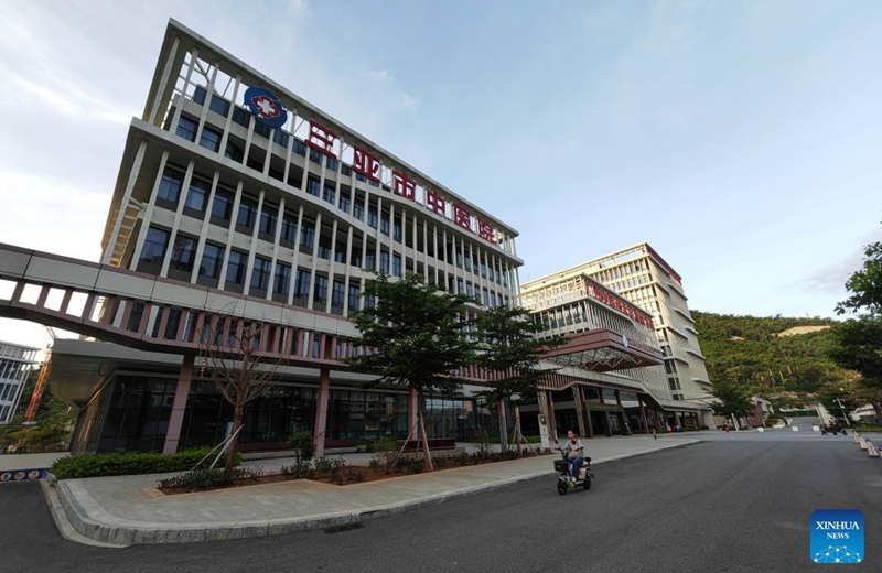 This photo taken on Aug. 26, 2026 shows a view of Sanya International Friendship Sanatorium of Traditional Chinese Medicine (TCM) in Sanya, south China's Hainan Province. Photo: Xinhua