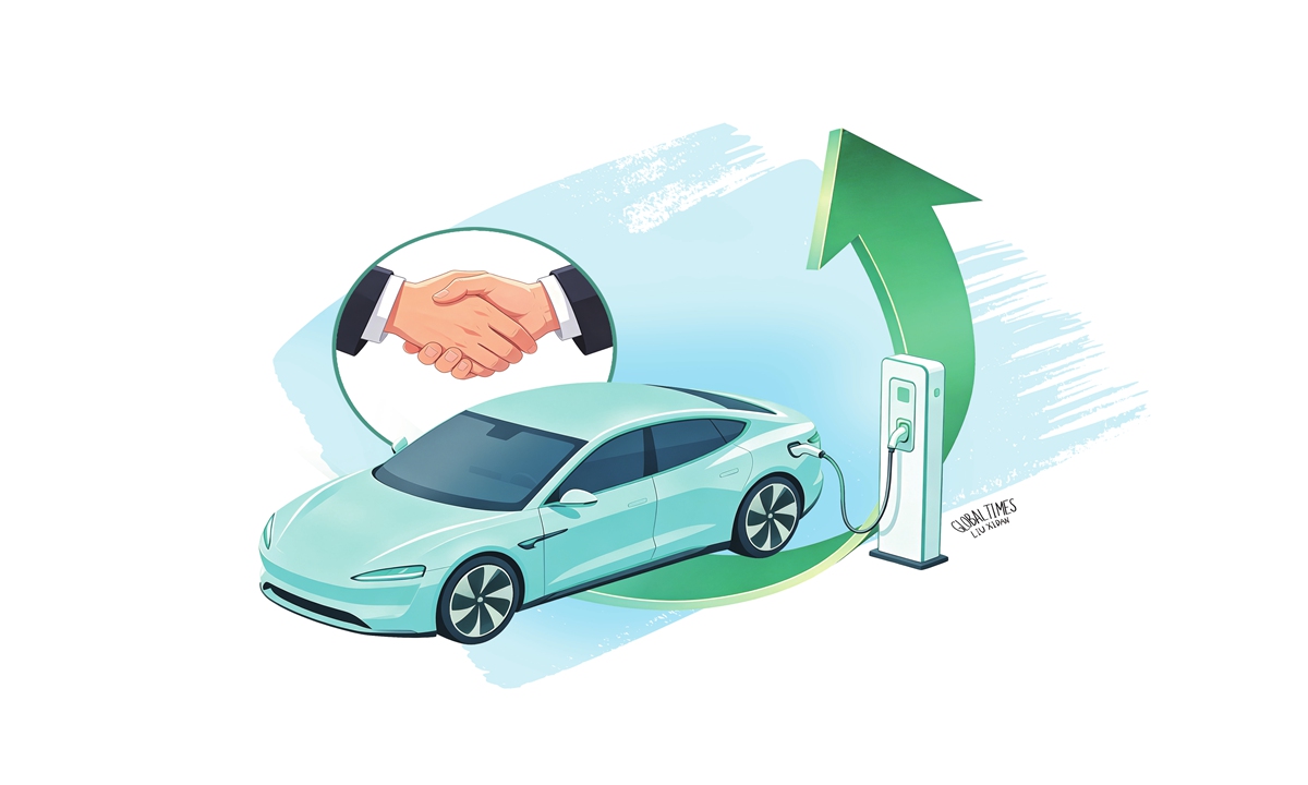 globaltimes.cn - Hu Weijia - China's EV boom becomes more than market opportunity for global carmakers
