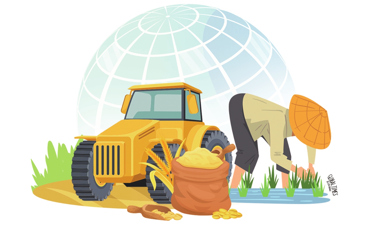 Food security. Illustration: Xia Qing/GT