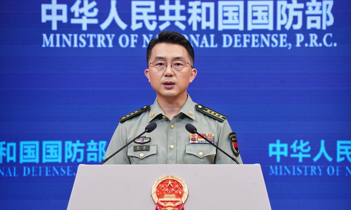 Jiang Bin, a spokesperson for Chinese Defense Ministry