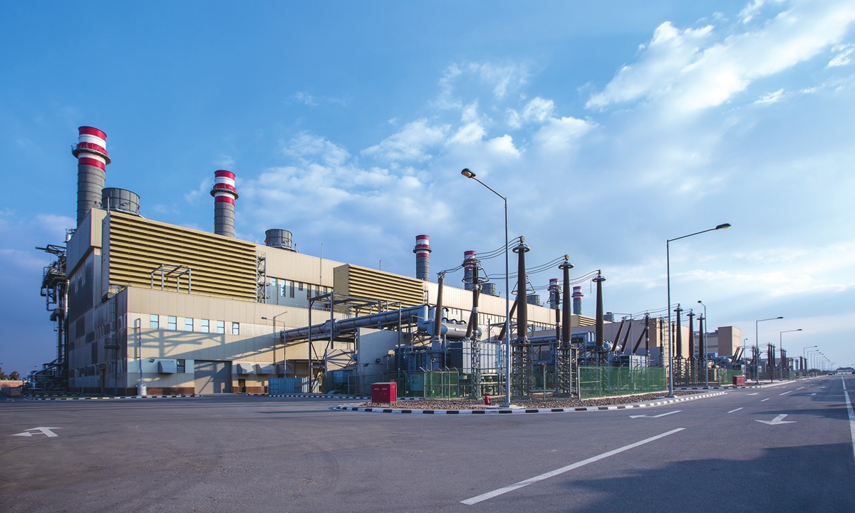 The 1,500 MW Giza North Combined Cycle Power Plant in the Giza Governorate, Egypt Photo: Courtesy of POWERCHINA