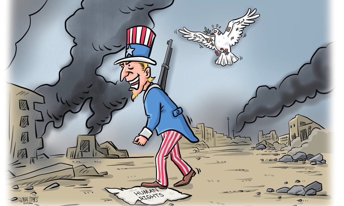 US-Israel strikes against Iran Illustration: Xia Qing/GT