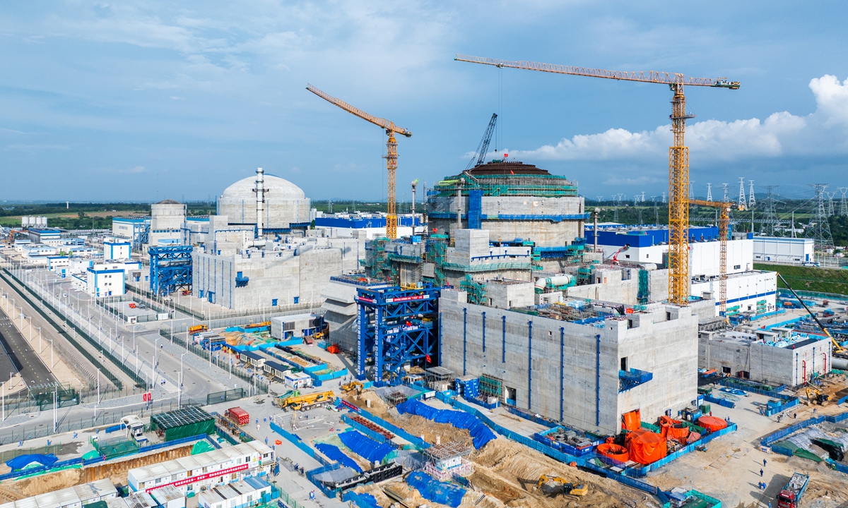 Unit 3 and Unit 4 of the Huaneng Changjiang Nuclear Power Plant in South China's Hainan Free Trade Port  Photo: Courtesy of China Huaneng Group Co., Ltd 