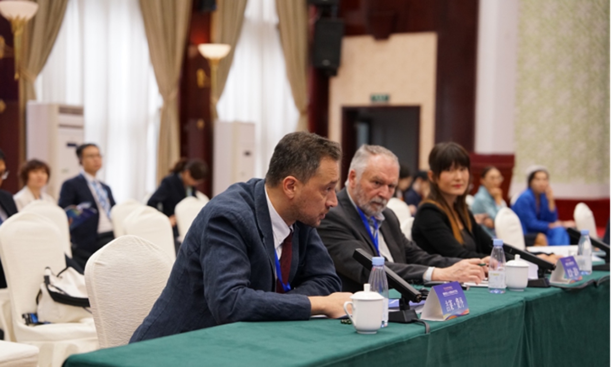 Giray Fidan, professor at Ankara Haci Bayram Veli University speaks during a parallel session titled 