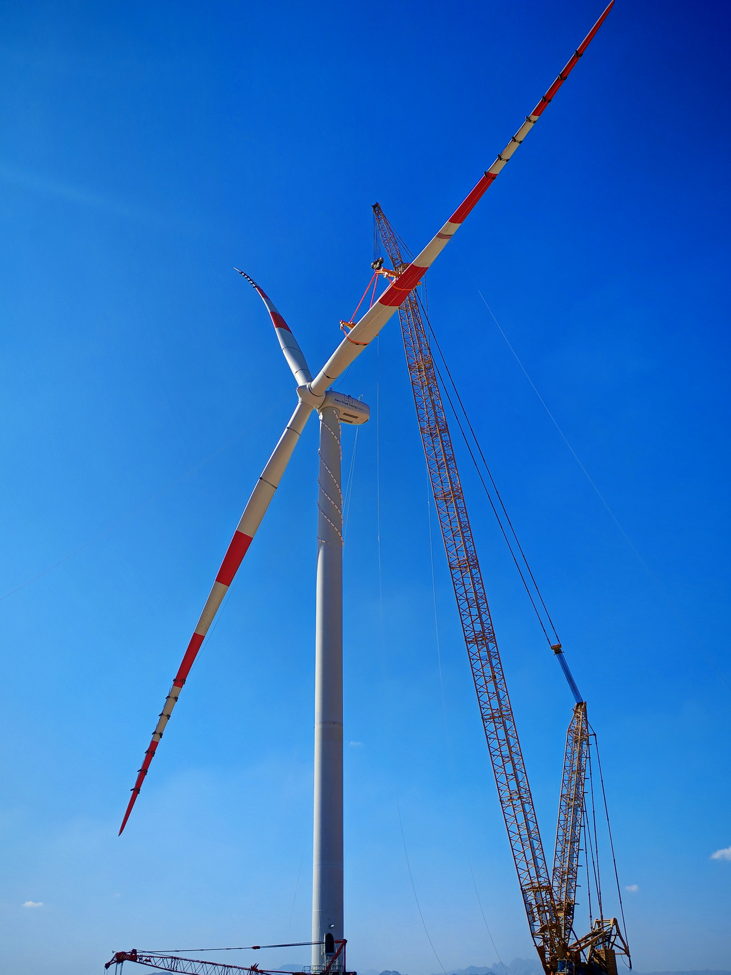 Installation Works at 1.1 GW Gulf of Suez Wind Farm, Red Sea Governorate
