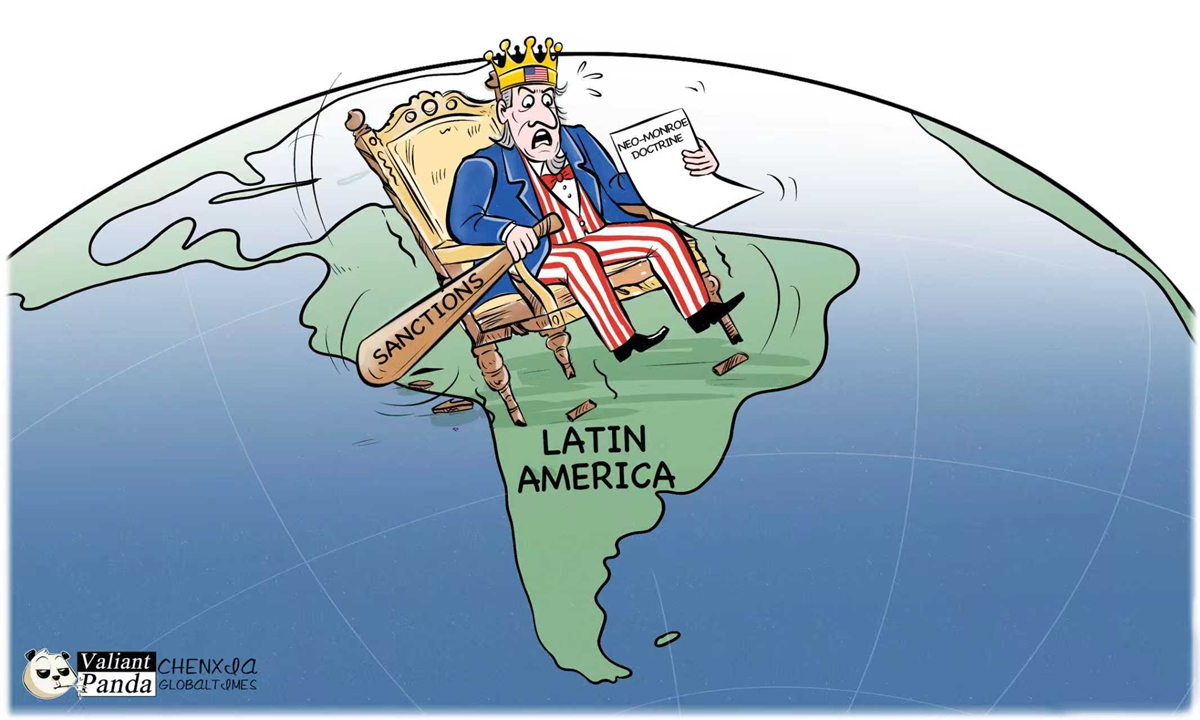 Neo?Monroe Doctrine Illustration: Chen Xia/GT
