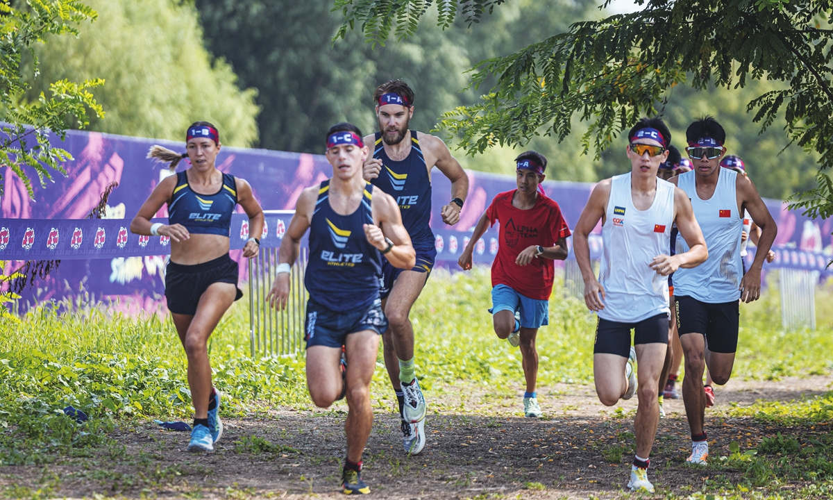 Rob Stull, president of the Union Internationale de Pentathlon Moderne 
Photo: Jiang Li/GT Athletes compete in the 3?km team event on September 6, 2026 at the UIPM 2026 Obstacle World Championships in Beijing. The Championships concluded that day, bringing the emerging Olympic sport closer to the public. Photo: Li Hao/GT