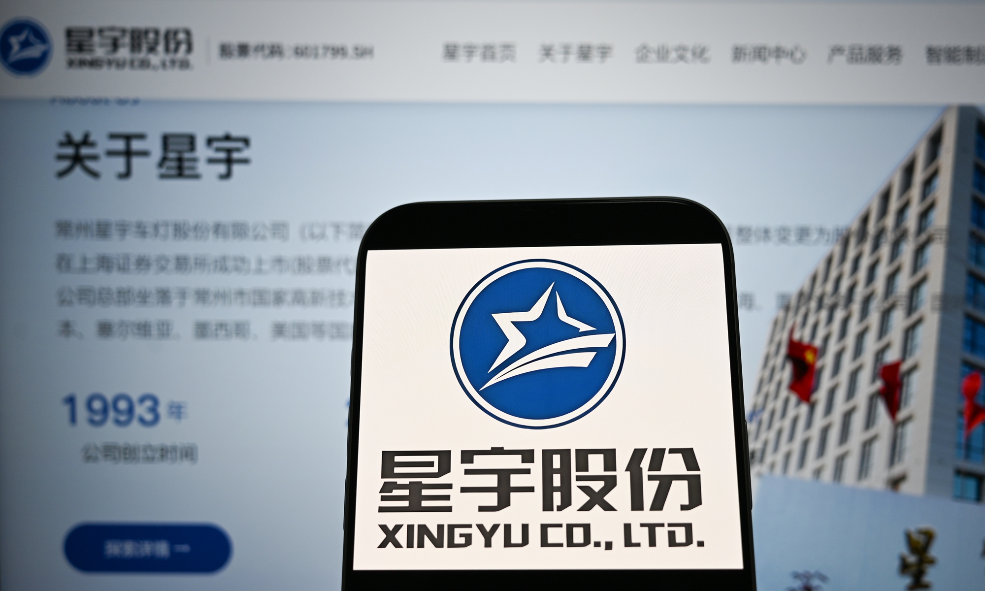 Changzhou Xingyu Automotive Lighting System Co File photo: VCG