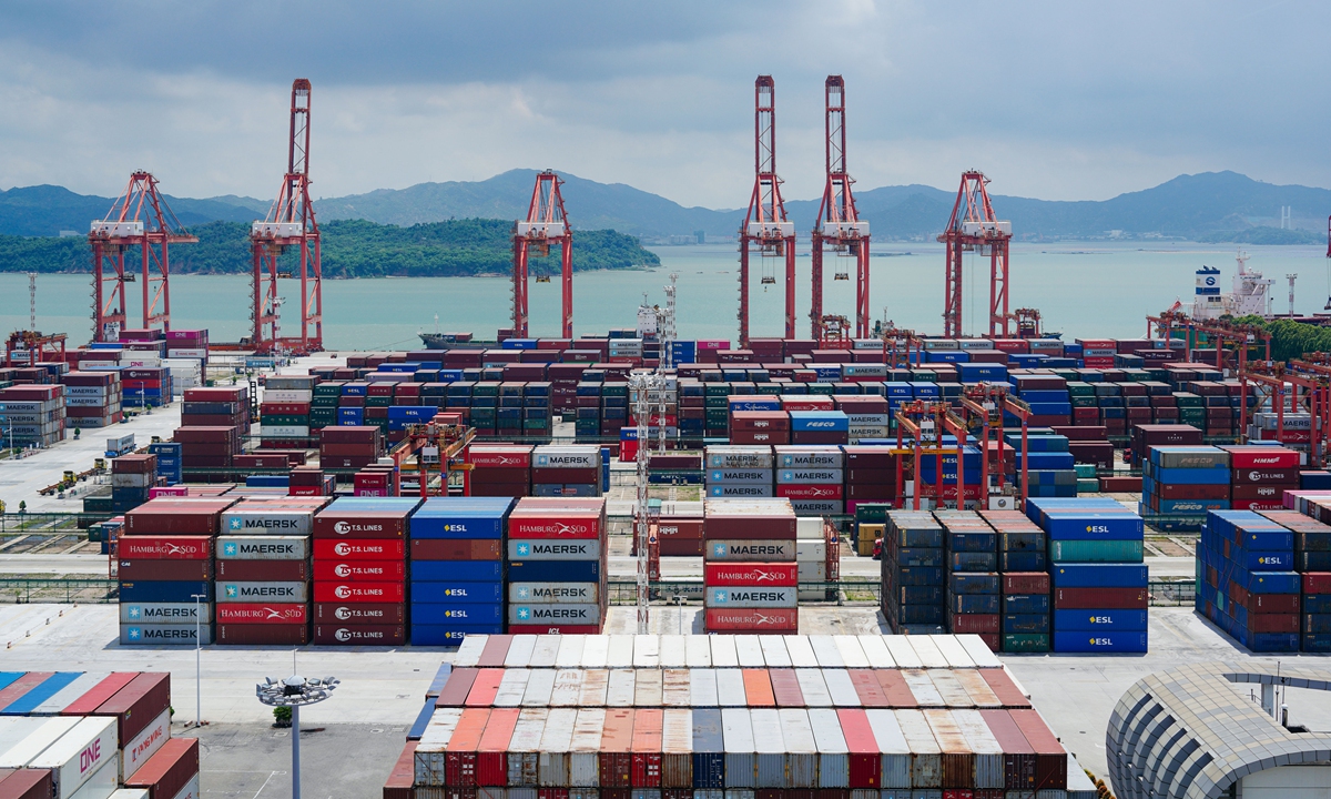 Xiamen port in Xiamen, East China's Fujian Province Photo: VCG