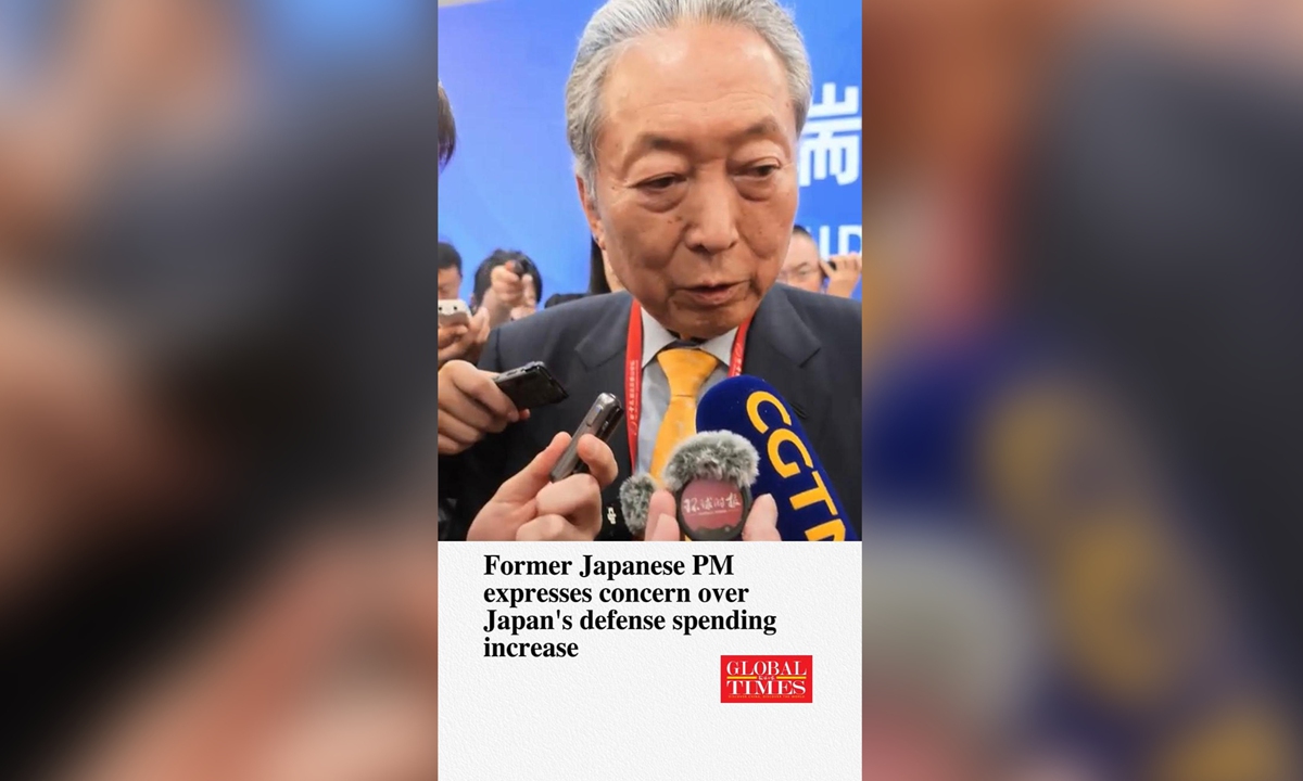 Former Japanese PM expresses concern over Japan's defense spending increase