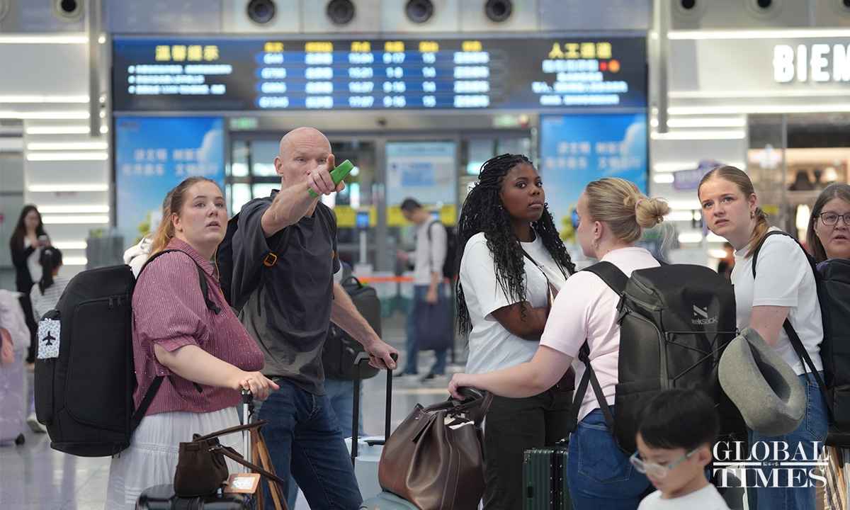 Shanghai railway sees return-travel peak on final day of National Day holiday Photo: Lu Ting/Global Times