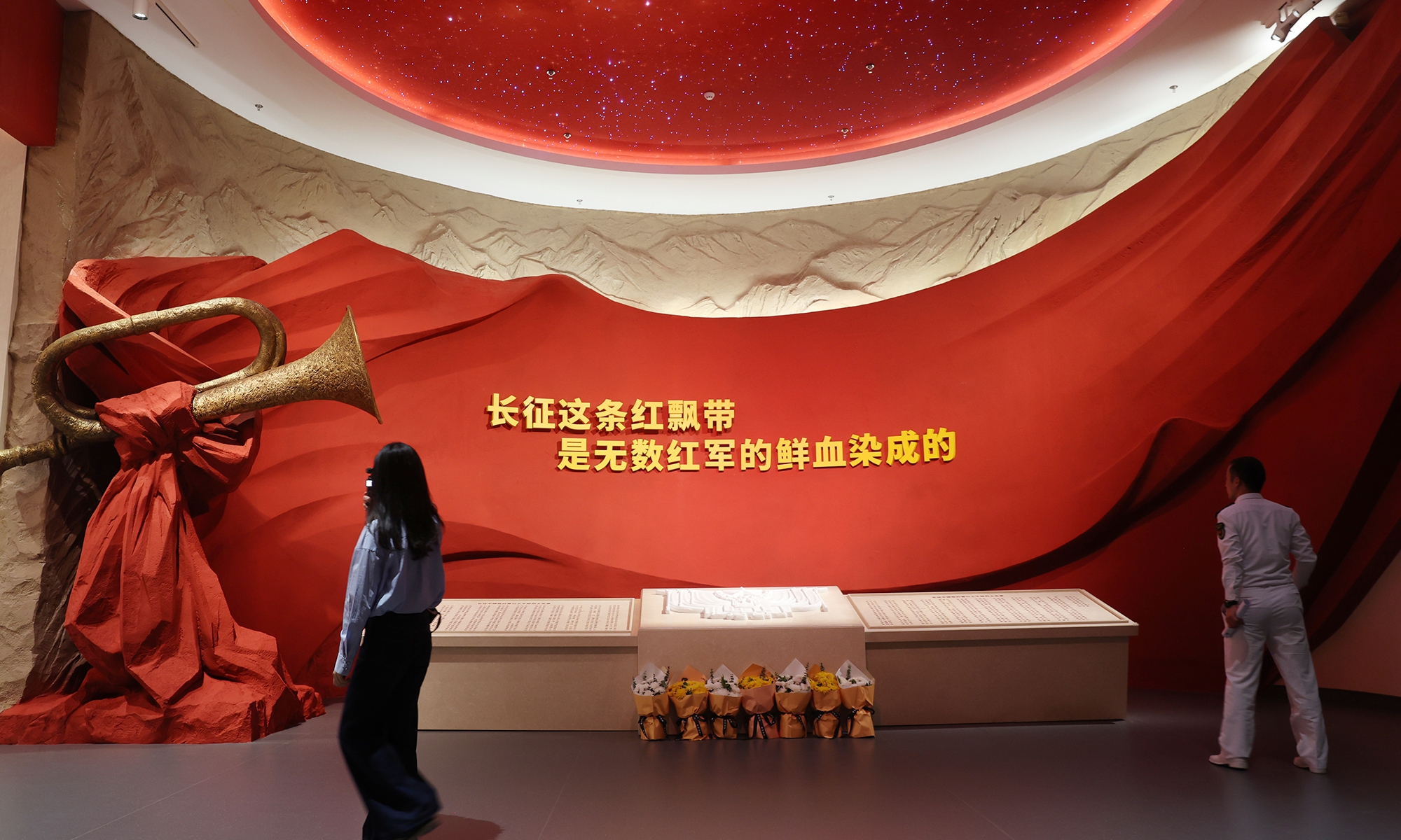 Exhibition marks 90th anniversary of Long March victory Photo:Cui Meng/GT
