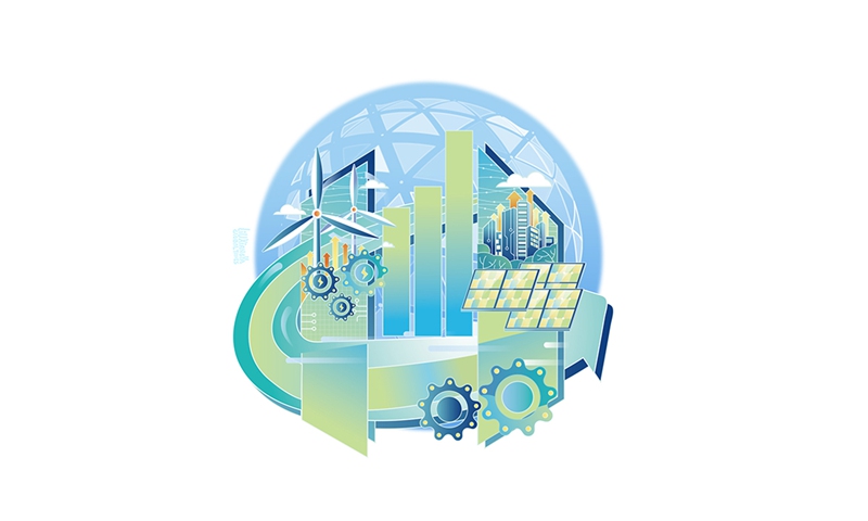Global cooperation of clean energy Illustration: Liu Xiangya/GT