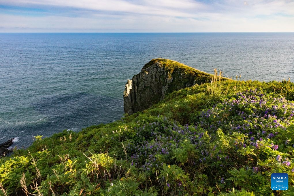 This photo taken on Sept. 19, 2026 shows the scenery in the Khasan district of Primorsky Krai in the Russian Far East. The Khasan district boasts unique and beautiful natural scenery and is home to several nature reserves and national parks. (Photo by Andrey Matveenko/Xinhua)