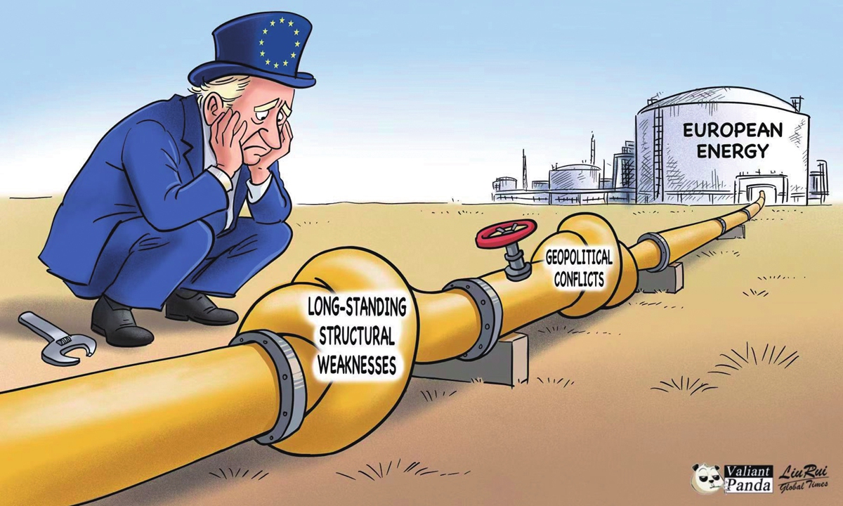 Energy crisis. Illustration: Chen Xia/GT