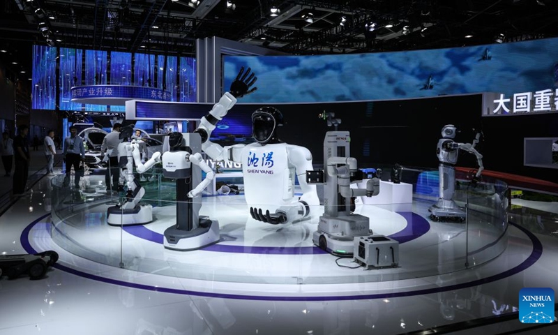 Exhibits are seen during the 7th China Liaoning International Fair for Investment and Trade in Shenyang, northeast China's Liaoning Province, Sept. 23, 2026. The fair kicked off here on Wednesday. (Photo: Xinhua)