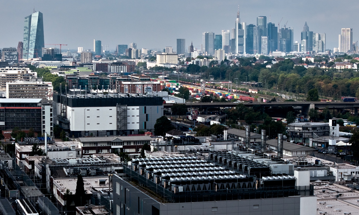 Data centers are pictured in Frankfurt, Germany, Wednesday, August 26, 2026. Photo: VCG
