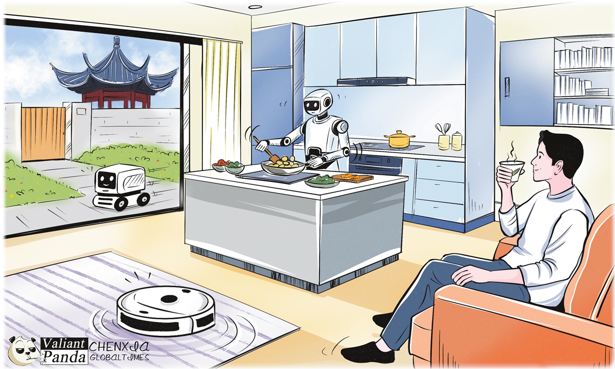 An automated existence Illustration: Chen Xia/GT