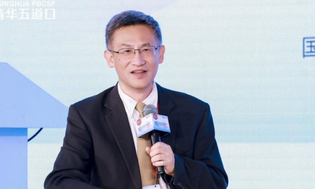 Photo: Ju Jiandong, Unigroup chair professor at the PBC School of Finance (PBCSF) at Tsinghua University