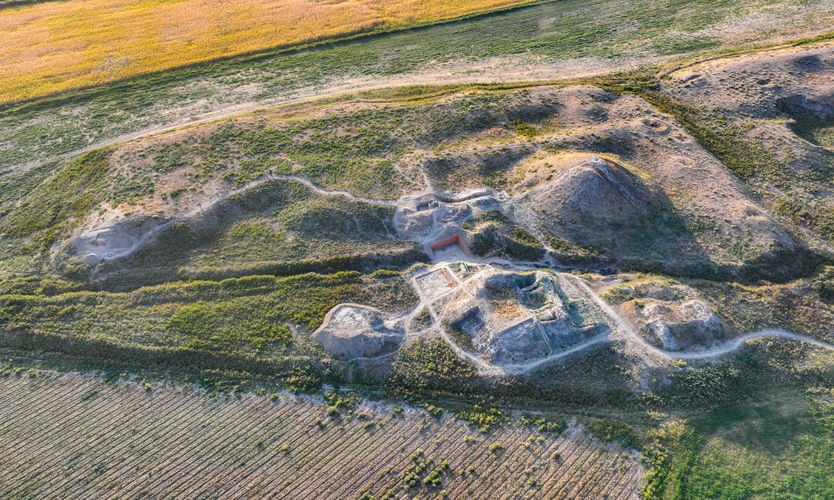 The Krasnaya Rechka site in Kyrgyzstan Photo: Courtesy of National Cultural Heritage Administration