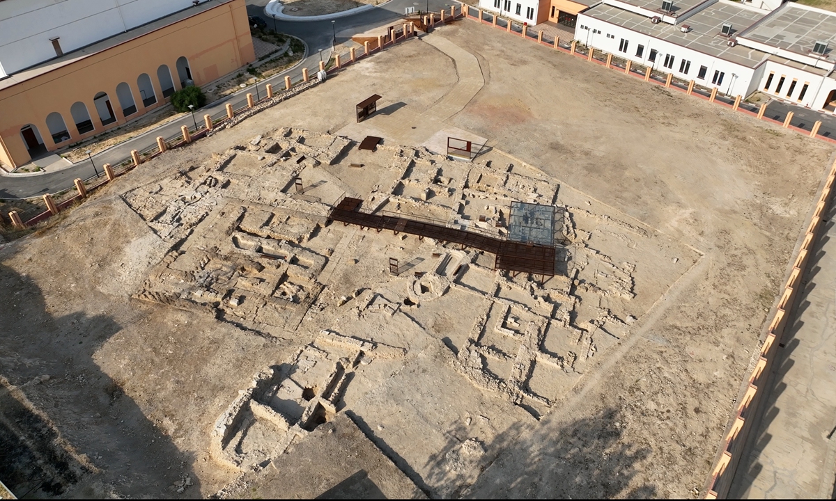 The full appearance of the Ben Arous Forest site in Tunisia after the completion of the archaeological excavation and display project Photo: Courtesy of National Cultural Heritage Administration