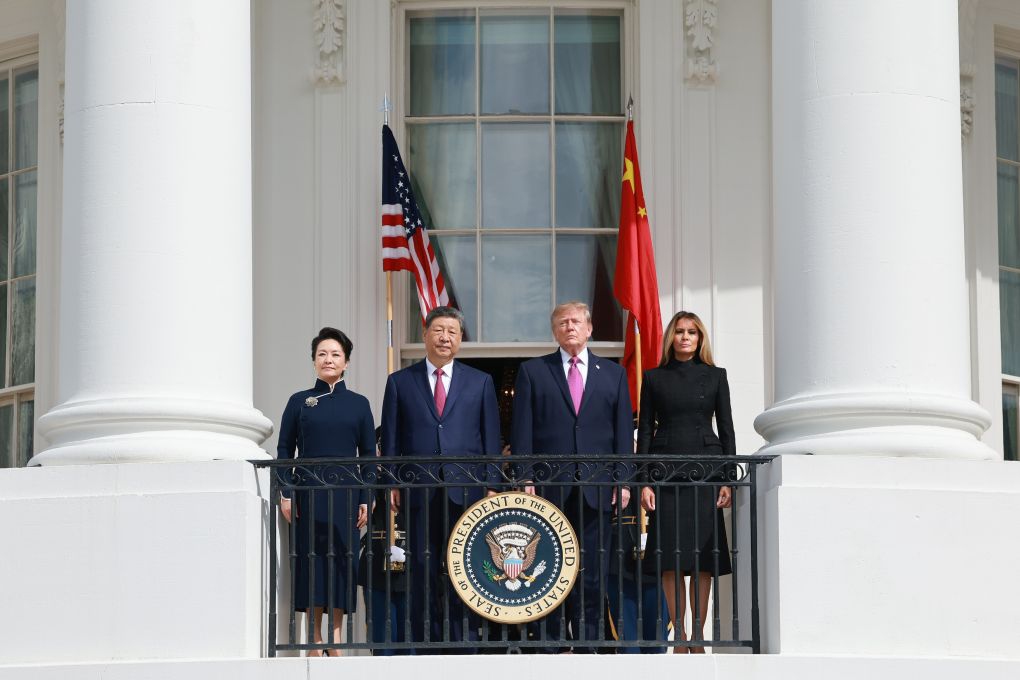 U.S. President Donald Trump holds a welcome ceremony for Chinese President Xi Jinping, who is on a state visit to the United States, at the White House in Washington, D.C., the United States, Sept. 24, 2026. (Xinhua/Wang Ye)